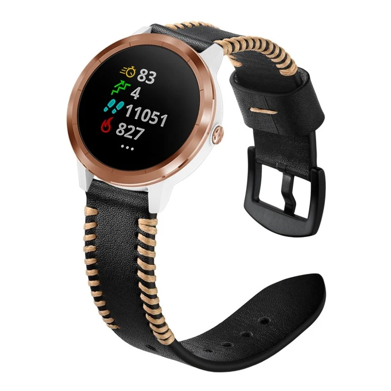 Garmin Vivoactive 3 / Garmin Vivomove HR Echtes Leder armband