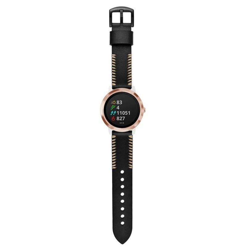 Garmin Vivoactive 3 / Garmin Vivomove HR Echtes Leder armband