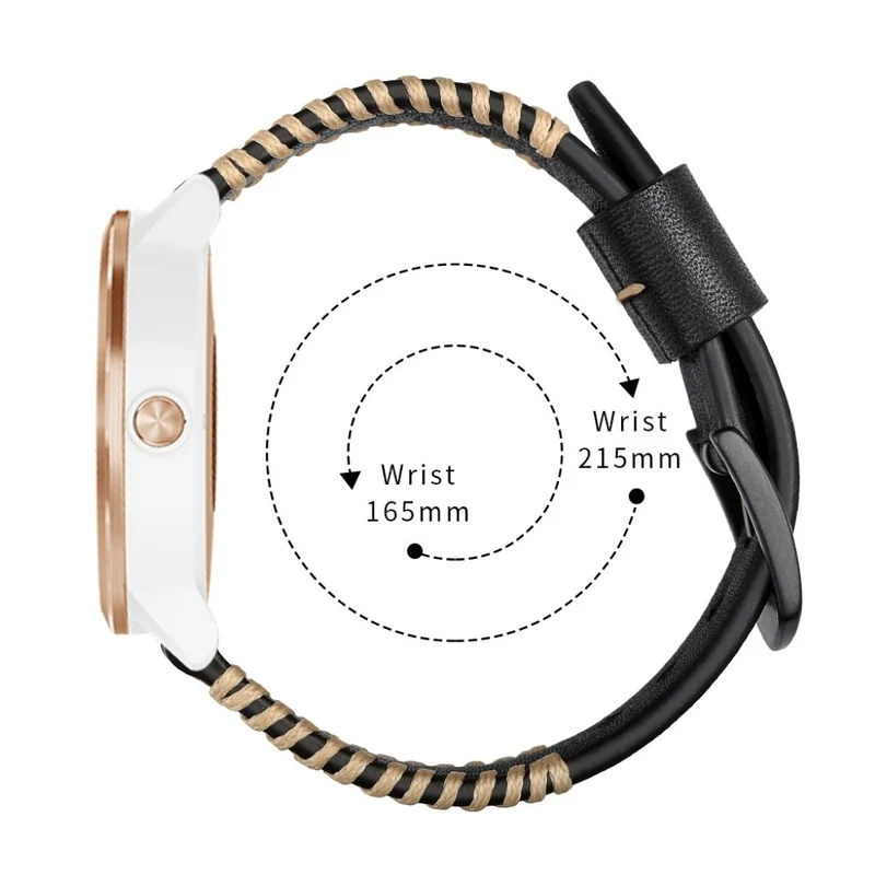 Garmin Vivoactive 3 / Garmin Vivomove HR Echtes Leder armband