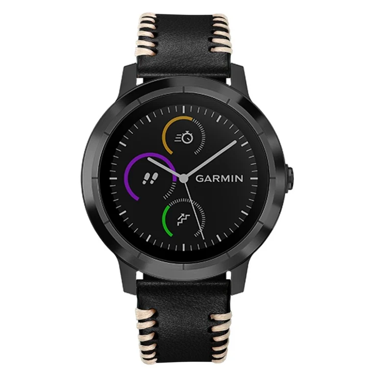Garmin Vivoactive 3 / Garmin Vivomove HR Echtes Leder armband