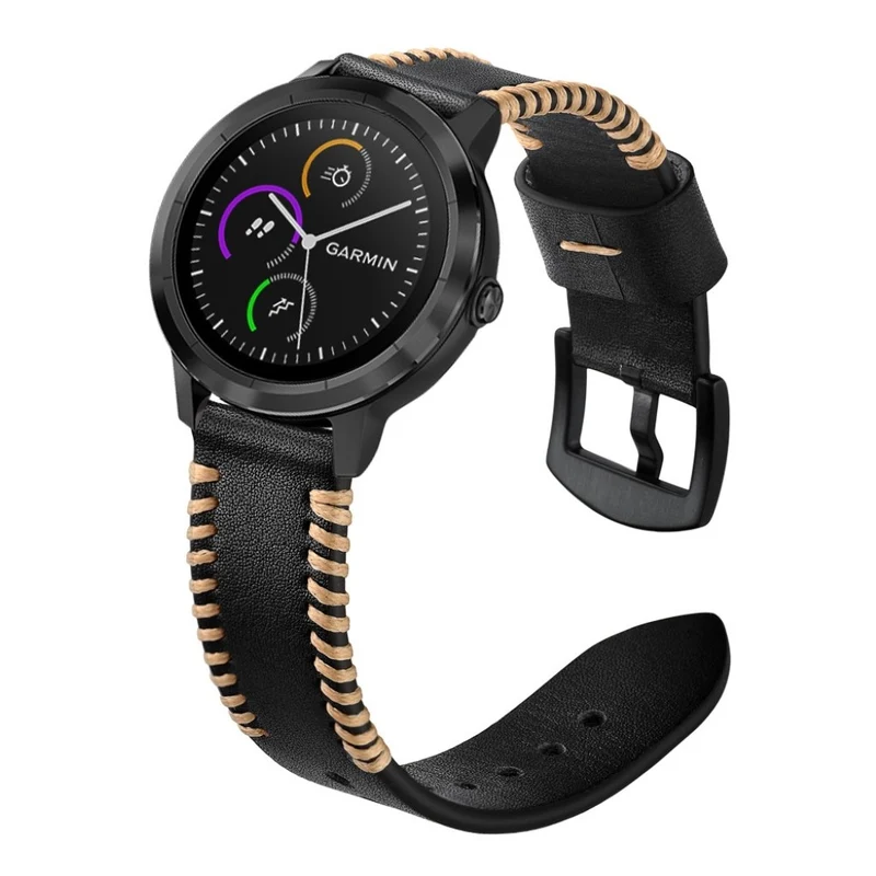 Garmin Vivoactive 3 / Garmin Vivomove HR Echtes Leder armband