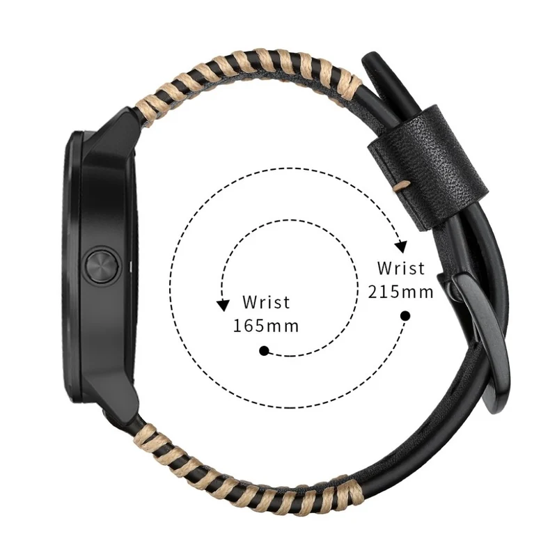 Garmin Vivoactive 3 / Garmin Vivomove HR Echtes Leder armband