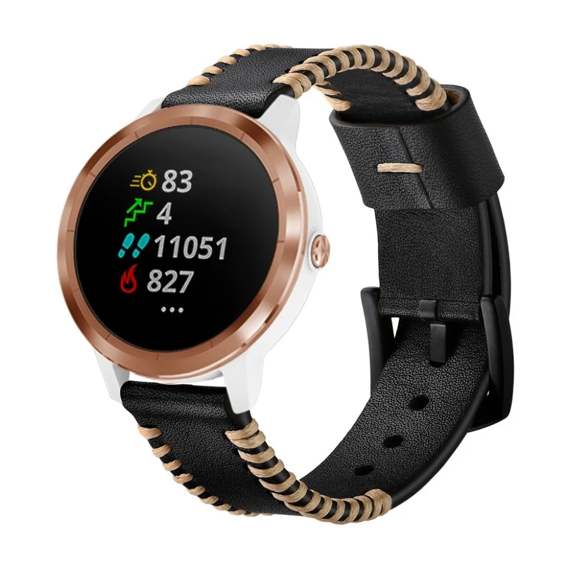 Garmin Vivoactive 3 / Garmin Vivomove HR Echtes Leder armband
