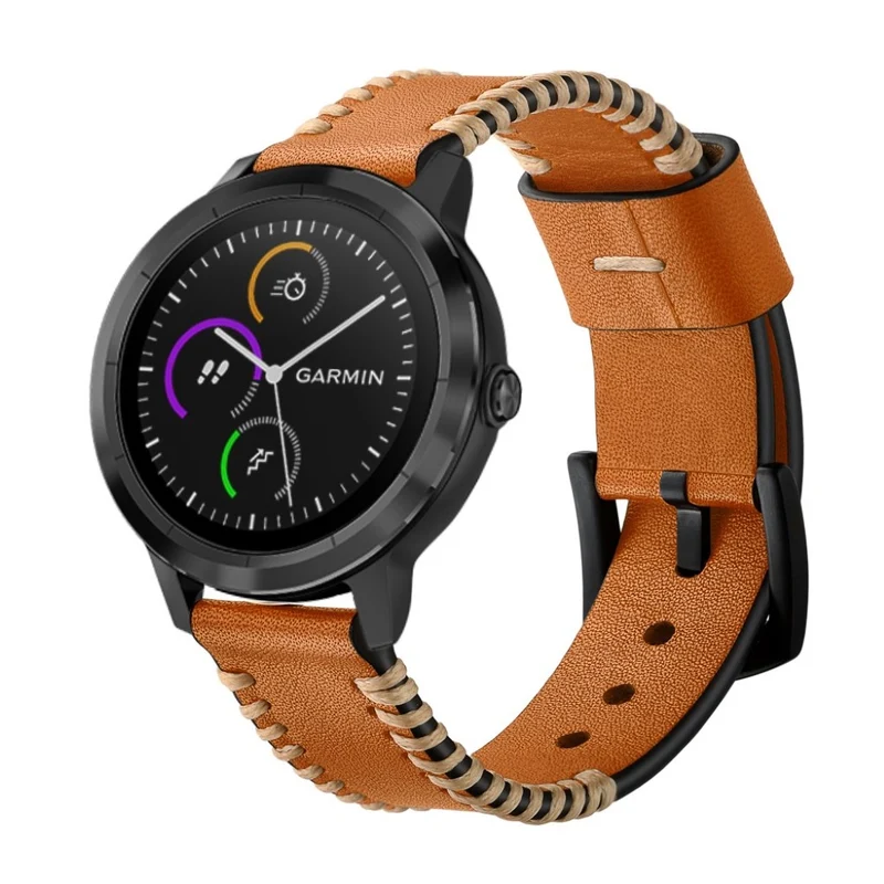 Garmin Vivoactive 3 / Garmin Vivomove HR Echtes Leder armband