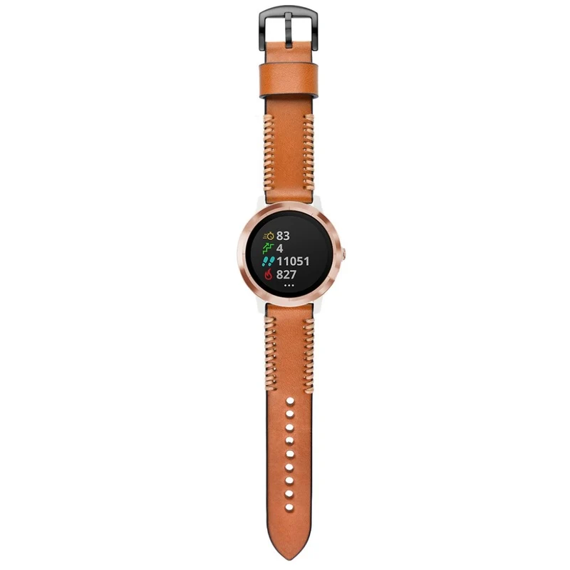Garmin Vivoactive 3 / Garmin Vivomove HR Echtes Leder armband