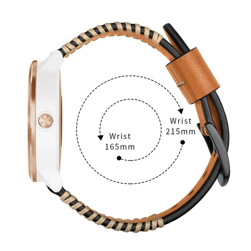 Garmin Vivoactive 3 / Garmin Vivomove HR Echtes Leder armband
