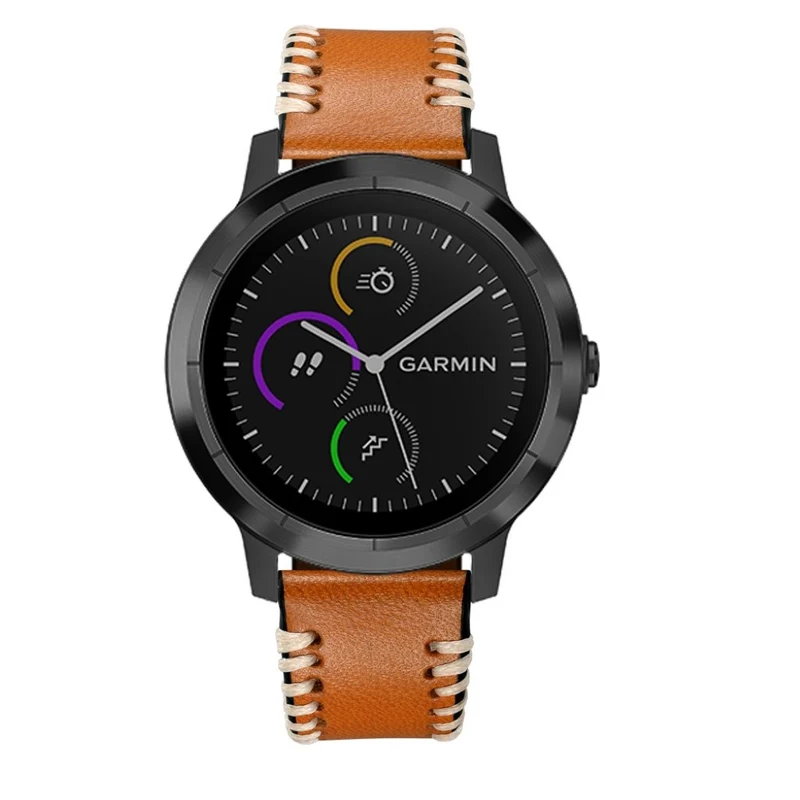 Garmin Vivoactive 3 / Garmin Vivomove HR Echtes Leder armband