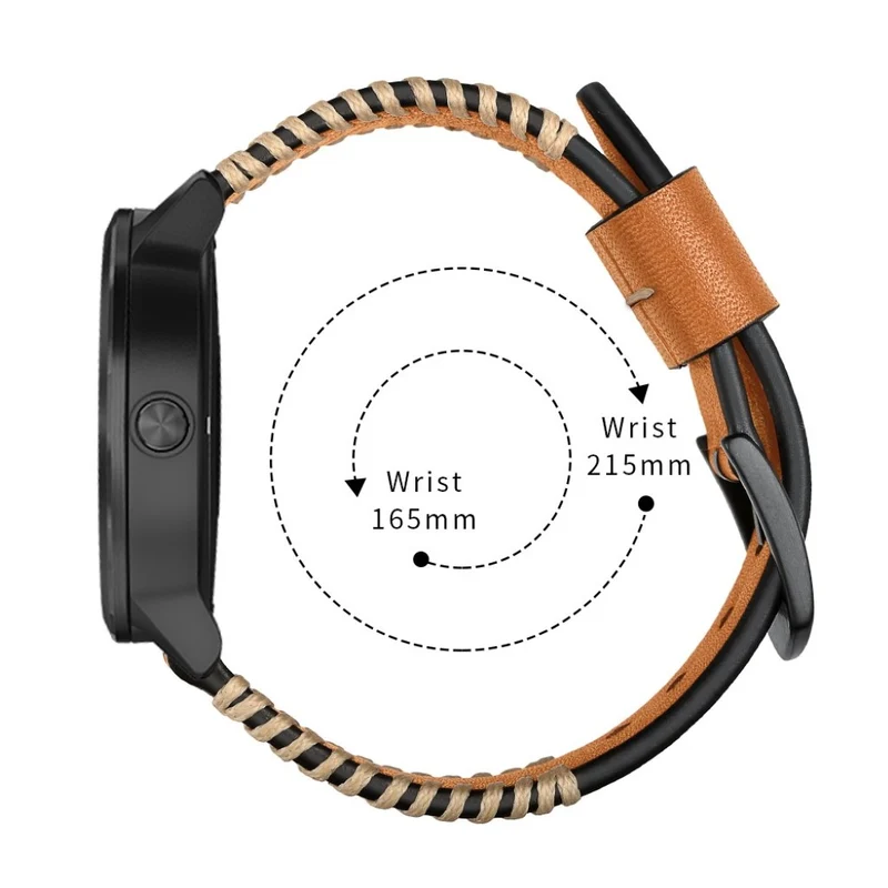 Garmin Vivoactive 3 / Garmin Vivomove HR Echtes Leder armband