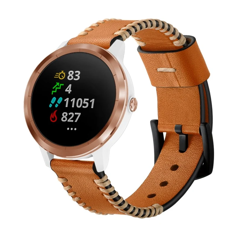 Garmin Vivoactive 3 / Garmin Vivomove HR Echtes Leder armband