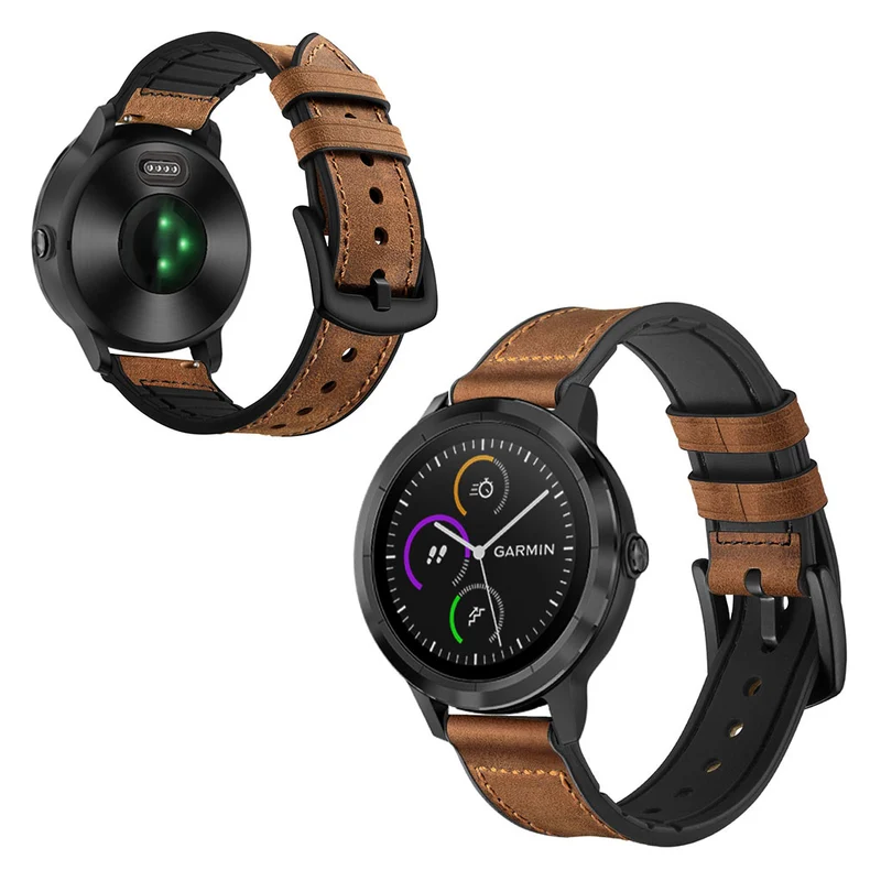 Garmin Vivoactive 3 / Garmin Vivomove HR Echtes Leder armband
