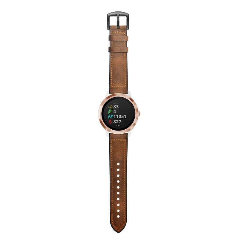 Garmin Vivoactive 3 / Garmin Vivomove HR Echtes Leder armband