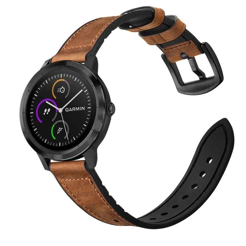 Garmin Vivoactive 3 / Garmin Vivomove HR Echtes Leder armband