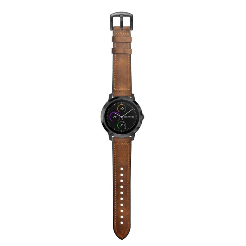 Garmin Vivoactive 3 / Garmin Vivomove HR Echtes Leder armband