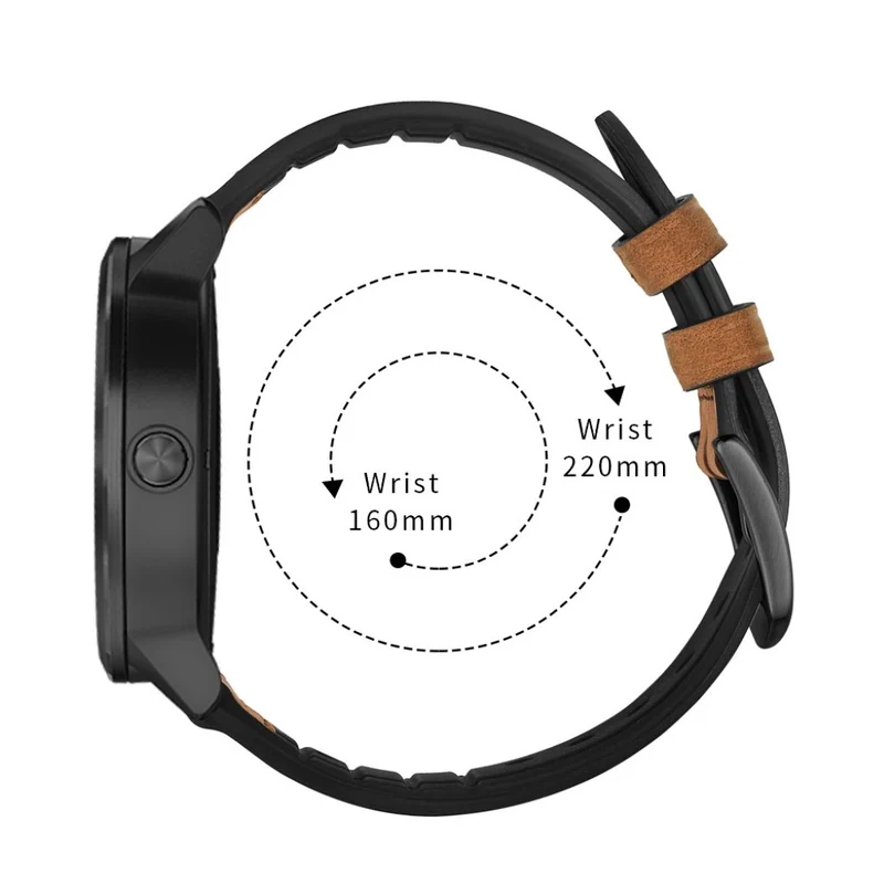 Garmin Vivoactive 3 / Garmin Vivomove HR Echtes Leder armband