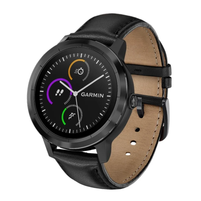 Garmin Vivoactive 3 / Garmin Vivomove HR Echtes Leder armband