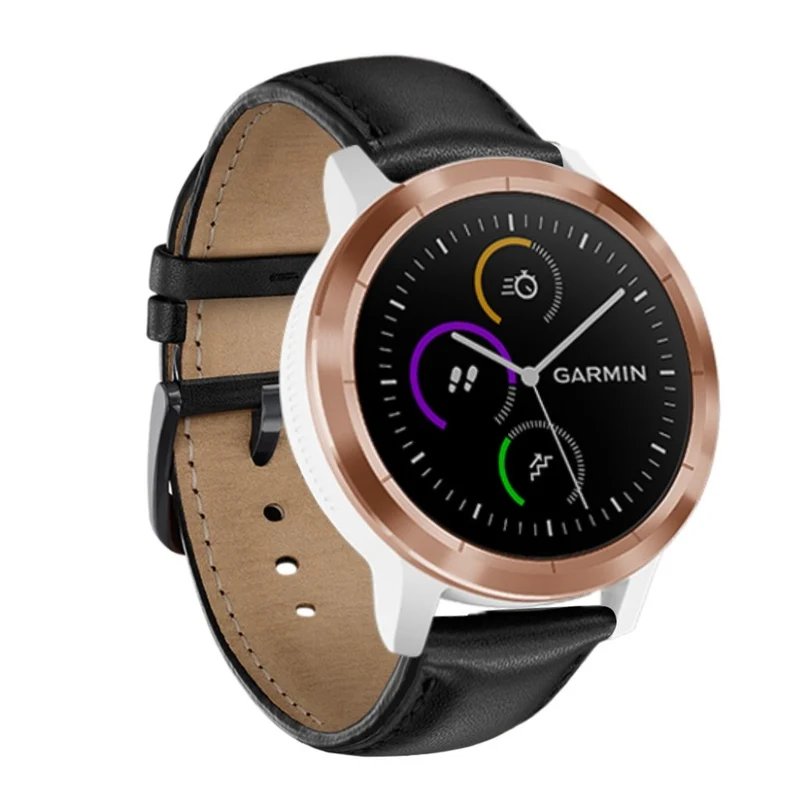 Garmin Vivoactive 3 / Garmin Vivomove HR Echtes Leder armband