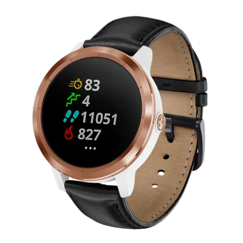 Garmin Vivoactive 3 / Garmin Vivomove HR Echtes Leder armband