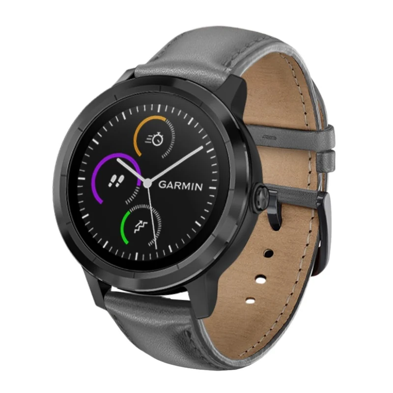 Garmin Vivoactive 3 / Garmin Vivomove HR Echtes Leder armband