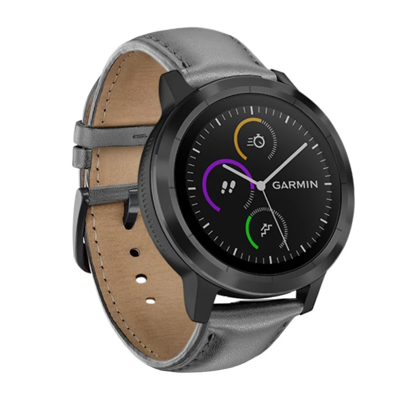 Garmin Vivoactive 3 / Garmin Vivomove HR Echtes Leder armband