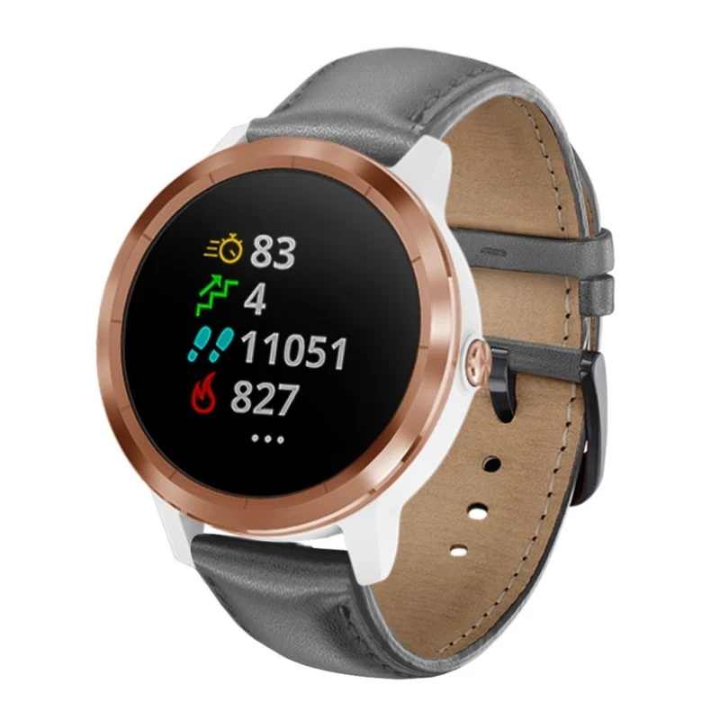 Garmin Vivoactive 3 / Garmin Vivomove HR Echtes Leder armband