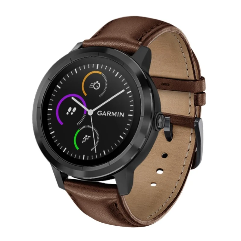 Garmin Vivoactive 3 / Garmin Vivomove HR Echtes Leder armband