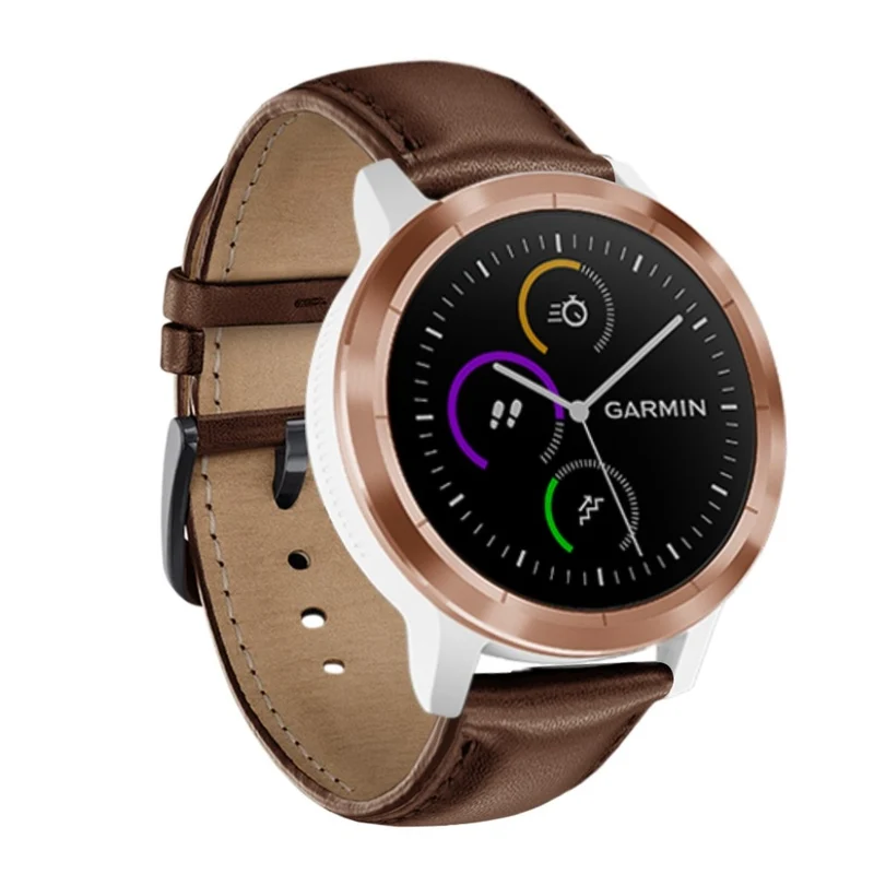 Garmin Vivoactive 3 / Garmin Vivomove HR Echtes Leder armband