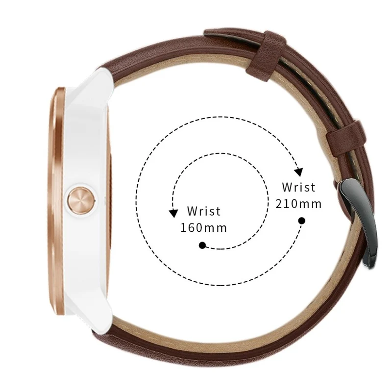 Garmin Vivoactive 3 / Garmin Vivomove HR Echtes Leder armband
