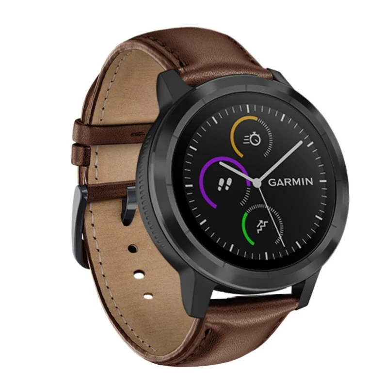 Garmin Vivoactive 3 / Garmin Vivomove HR Echtes Leder armband