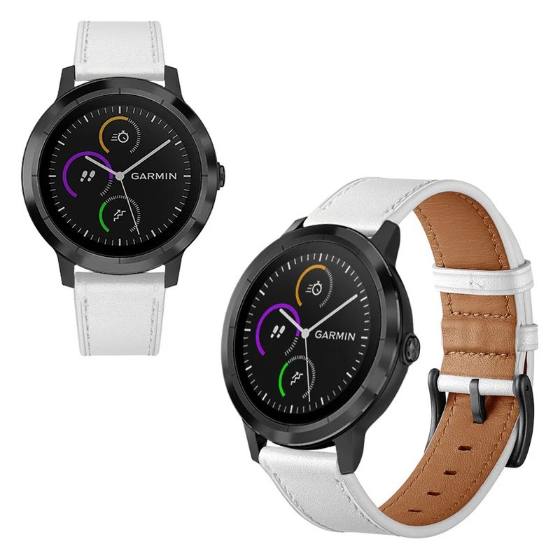 Garmin Vivoactive 3 / Garmin Vivomove HR Echtes Leder armband