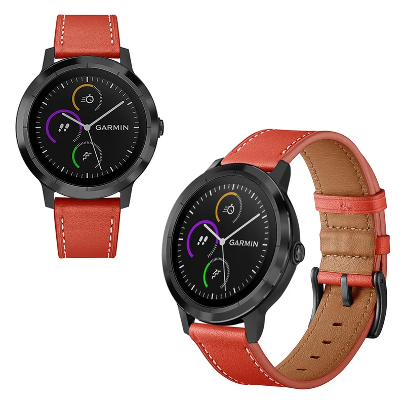 Garmin Vivoactive 3 / Garmin Vivomove HR Echtes Leder armband