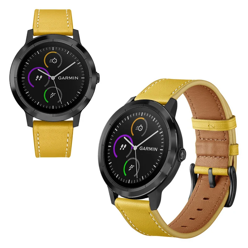 Garmin Vivoactive 3 / Garmin Vivomove HR Echtes Leder armband