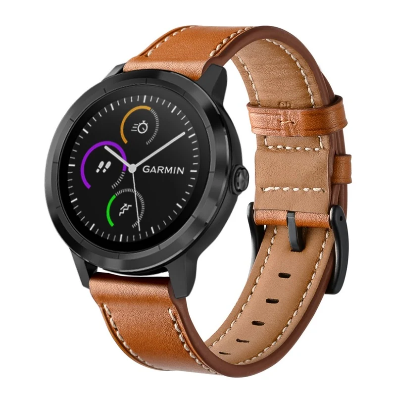 Garmin Vivoactive 3 / Garmin Vivomove HR Echtes Leder armband