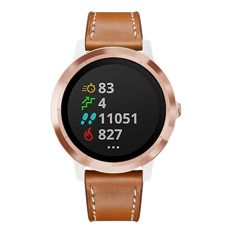 Garmin Vivoactive 3 / Garmin Vivomove HR Echtes Leder armband