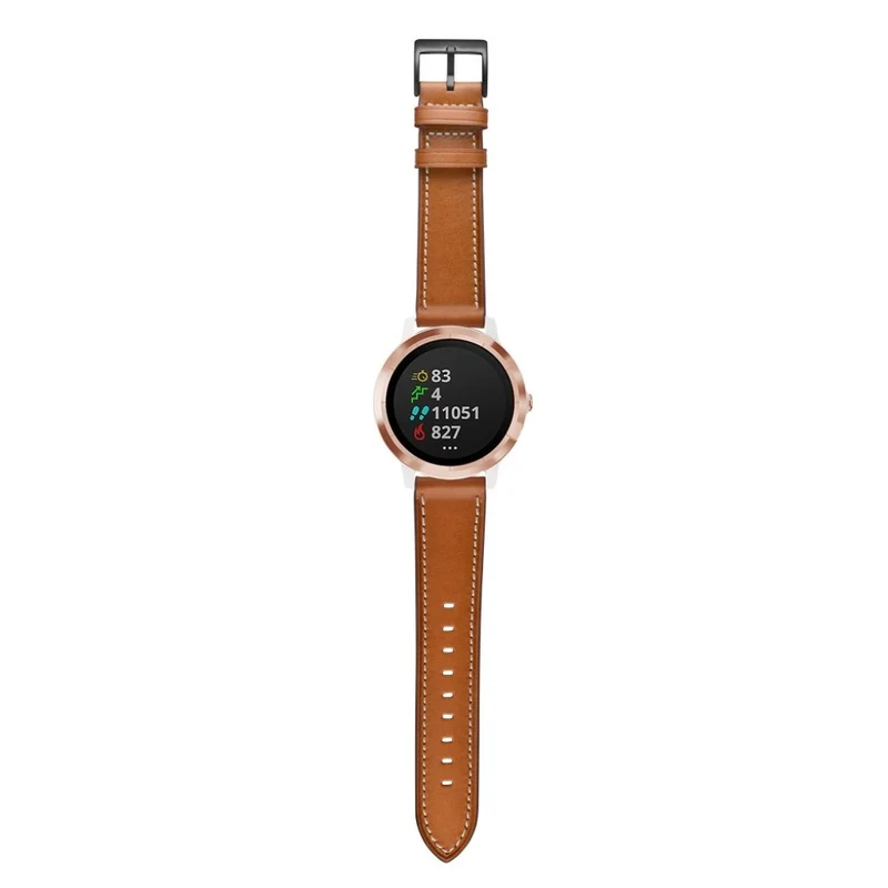 Garmin Vivoactive 3 / Garmin Vivomove HR Echtes Leder armband
