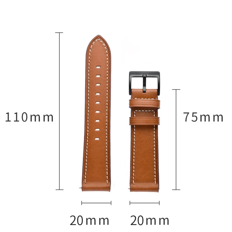 Garmin Vivoactive 3 / Garmin Vivomove HR Echtes Leder armband