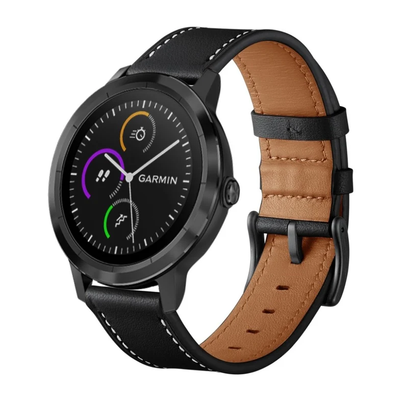 Garmin Vivoactive 3 / Garmin Vivomove HR Echtes Leder armband