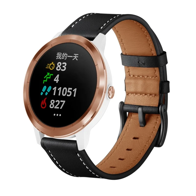 Garmin Vivoactive 3 / Garmin Vivomove HR Echtes Leder armband