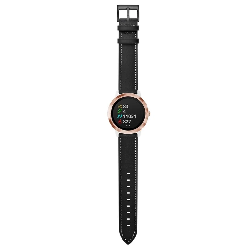 Garmin Vivoactive 3 / Garmin Vivomove HR Echtes Leder armband