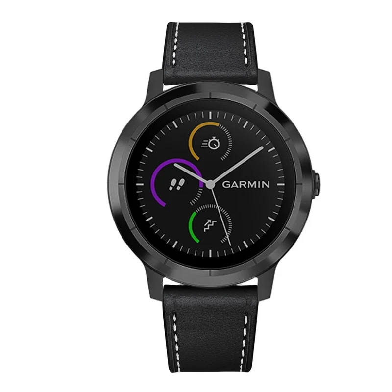 Garmin Vivoactive 3 / Garmin Vivomove HR Echtes Leder armband