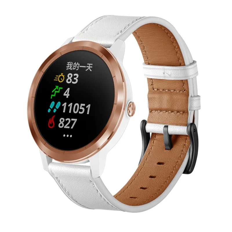 Garmin Vivoactive 3 / Garmin Vivomove HR Echtes Leder armband