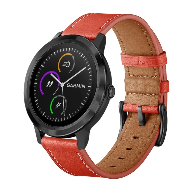 Garmin Vivoactive 3 / Garmin Vivomove HR Echtes Leder armband