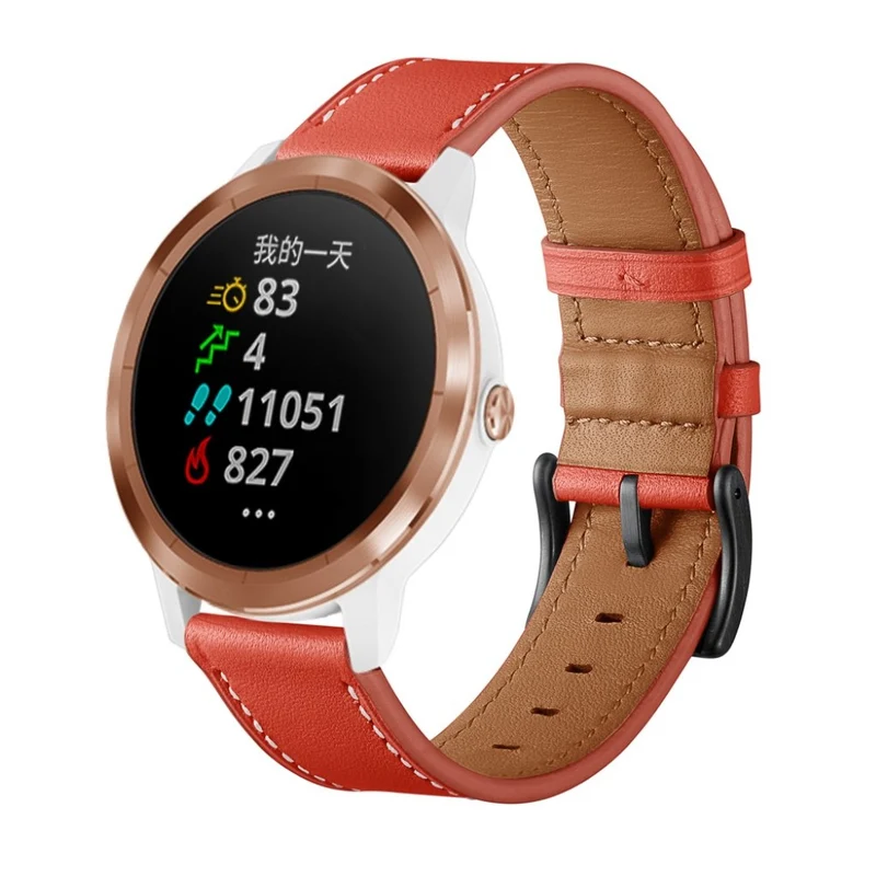 Garmin Vivoactive 3 / Garmin Vivomove HR Echtes Leder armband