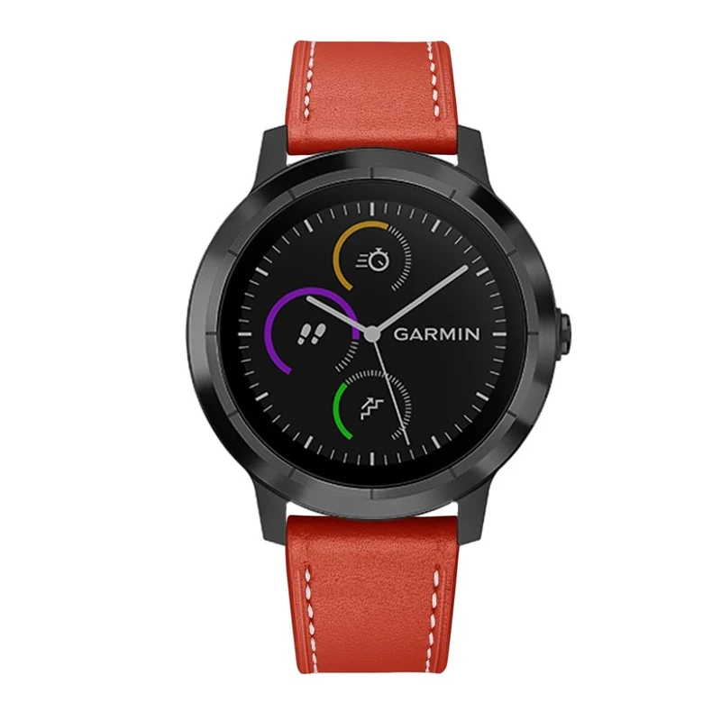 Garmin Vivoactive 3 / Garmin Vivomove HR Echtes Leder armband