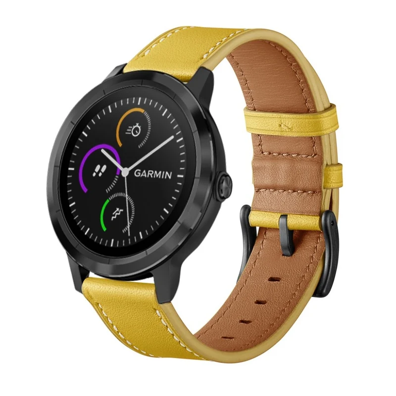 Garmin Vivoactive 3 / Garmin Vivomove HR Echtes Leder armband