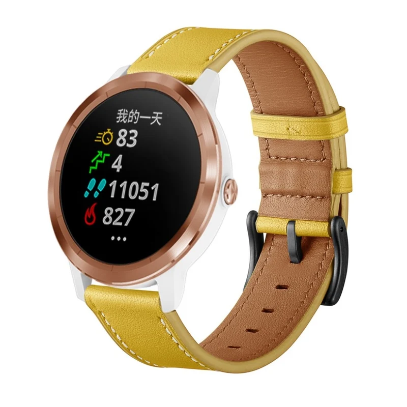 Garmin Vivoactive 3 / Garmin Vivomove HR Echtes Leder armband