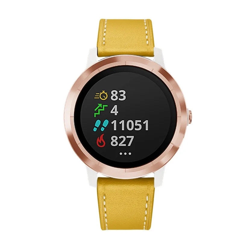 Garmin Vivoactive 3 / Garmin Vivomove HR Echtes Leder armband