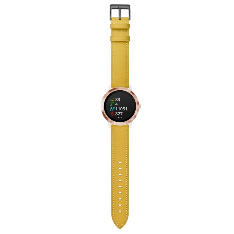 Garmin Vivoactive 3 / Garmin Vivomove HR Echtes Leder armband