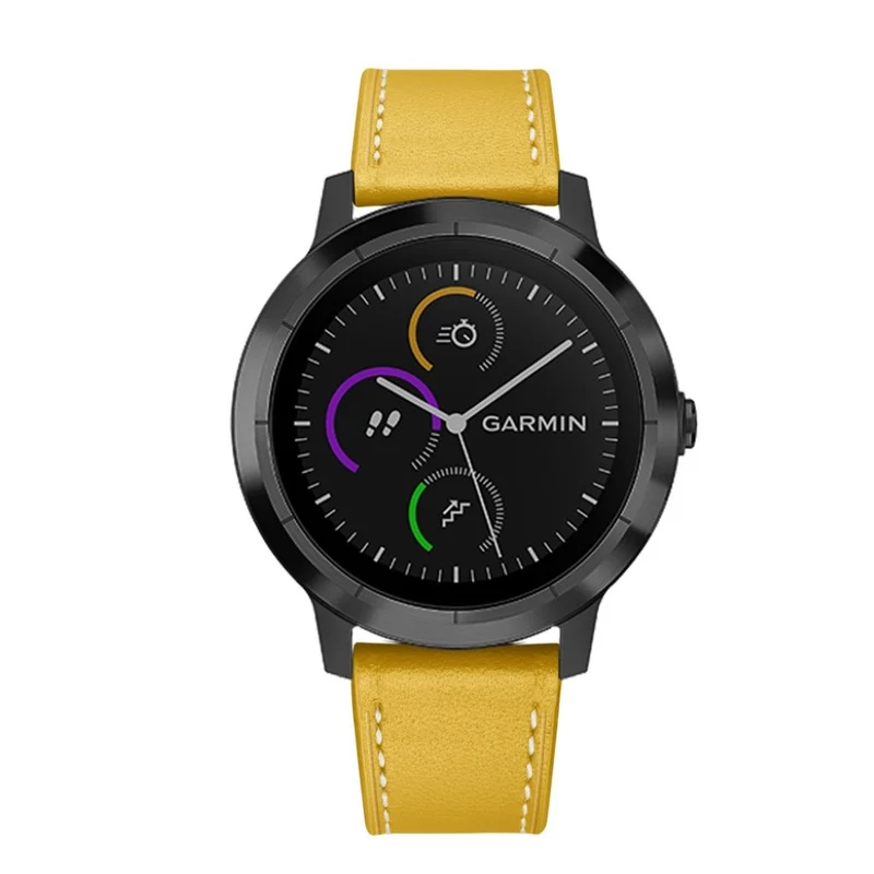 Garmin Vivoactive 3 / Garmin Vivomove HR Echtes Leder armband