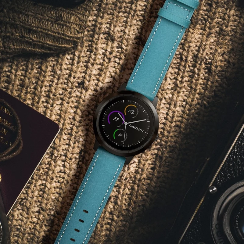 Garmin Vivoactive 3 / Garmin Vivomove HR Echtes Leder armband
