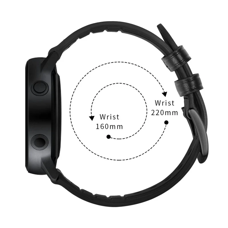Garmin Vivoactive 3 / Garmin Vivomove HR Echtes Leder armband